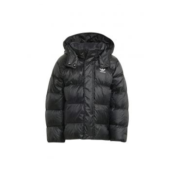 Geaca de puf unisex pentru copii  negru