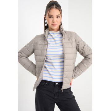 Geaca matlasata Cami - Grej