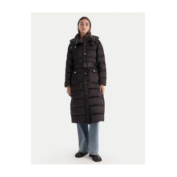 Geaca puf  pentru femei - negru -