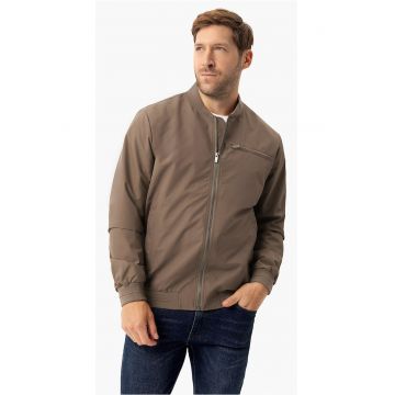 Jacheta bomber barbati cu buzunar pe piept -  J-Bazil - maro - Maro