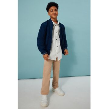 Jacheta bomber regular fit - Bleumarin