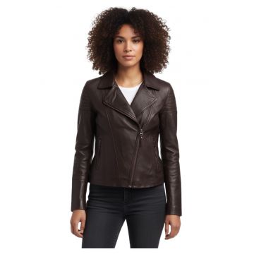 Jacheta din piele Barbara -