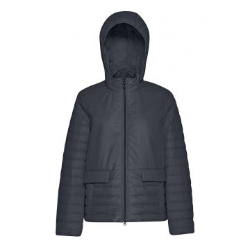 Jacheta matlasata cu gluga Myluse - Bleumarin