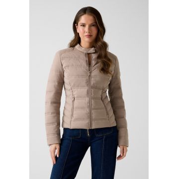 Jacheta regular fit cu amortizare - Maro nisip