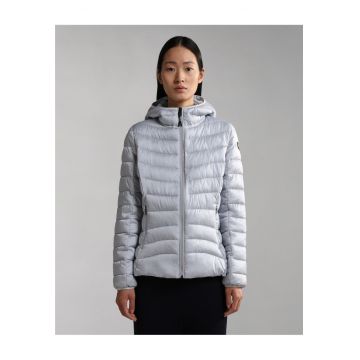 Geaca atlasata cu guler mediu Aerons -