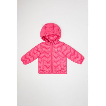 Geaca cu gluga si vatelina - Fucsia/Roz