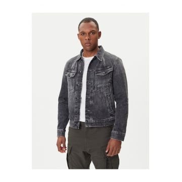Geaca de blugi barbati  gri - denim
