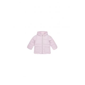 Geaca de iarna copii -  nylon - roz -