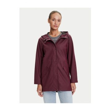 Geaca de ploaie dama  bordeaux -