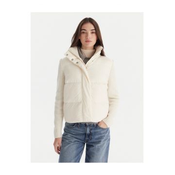Geaca de puf ecru - Ecru