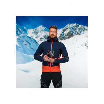 Geaca hibrida skialp Polartec® barbati SOKOLEC - Negru