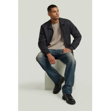 Jacheta bomber cu fermoar - Gri antracit/Gri inchis