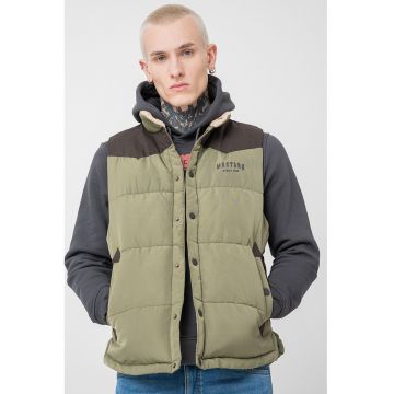 Jacheta cu capsa Dublin - Negru/Verde pal