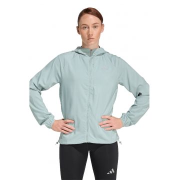 Jacheta cu gluga - pentru antrenament Ess - Verde pal