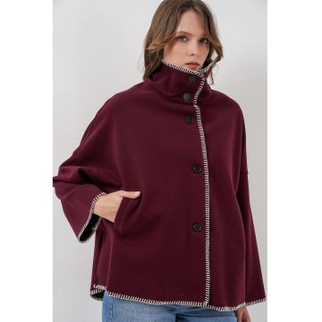 Jacheta dama  visiniu - poliester/bumbac