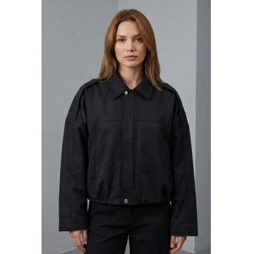 Jacheta de dama -  textil - negru