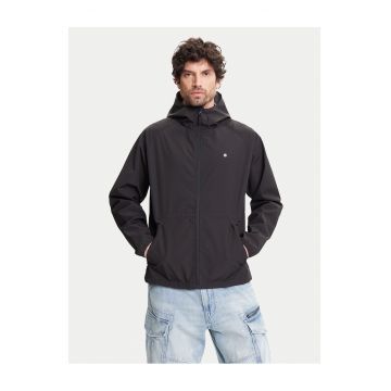 Jacheta de ploaie barbati  neagra - material impermeabil