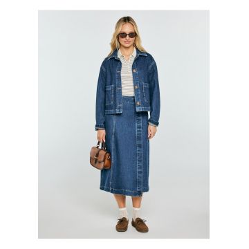 Jacheta din denim cu buzunare Aubrey 547