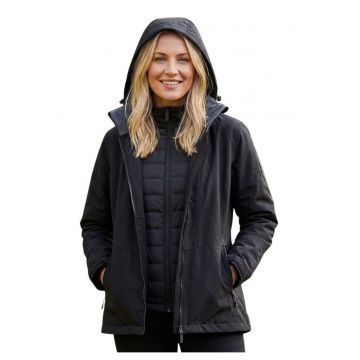 Jacheta impermeabil cu design 3 in 1 Shirgley Ash -