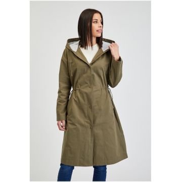 Jacheta parka lunga - Verde inchis