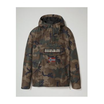 Jacheta rezistenta la apa cu buzunar cangur Rainforest