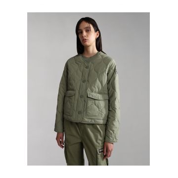 Jacheta scurta matlasata cu buzunare aplicate Weather -