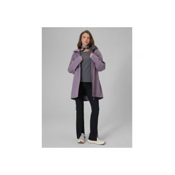 Jacheta sport  parka de dama violeta cu membrana - impermeabilitate - respirabilitate