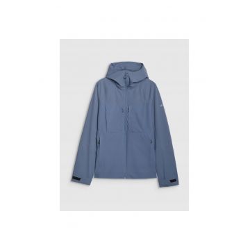 Jacheta trekking barbati  poliester - albastru marin - respirabila