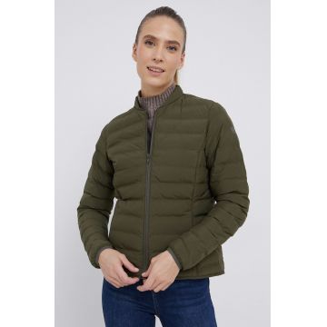 Helly Hansen geaca femei, culoarea maro, de tranzitie