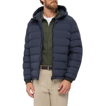 Geaca cu gluga si vatelina Spherica - Bleumarin