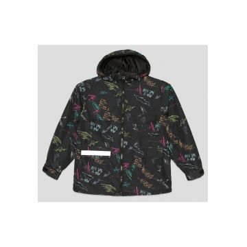 Geaca cu imprimeu grafic -