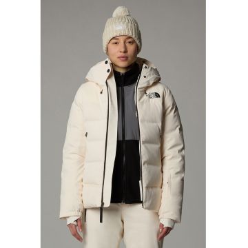 Geaca cu umplutura de puf pentru sporturile de iarna Cirque - Alb murdar