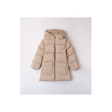 Geaca impermeabila pentru fete -  0.7757 - Bej - Bej
