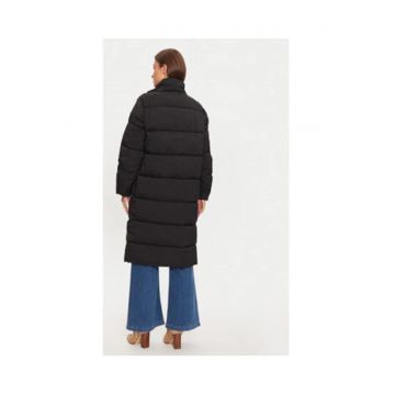 Geaca lunga de iarna cu detaliu logo