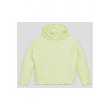 Geaca matlasata cu fermoar -