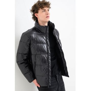 Geaca matlasata cu vatelina - Negru