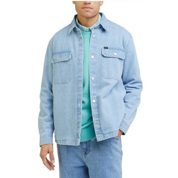 Jacheta  denim - pentru barbati - albastru indigo - bumbac