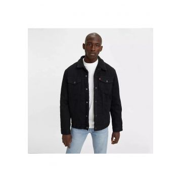 Jacheta din denim Sherpa Trucker Tip III -