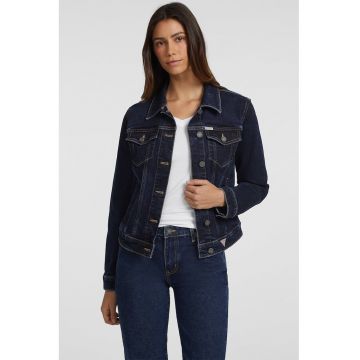 Jacheta regular fit din denim - Albastru inchis