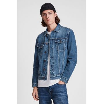 AllSaints Geacă jeans bărbați, de tranzitie