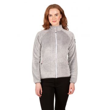 Jacheta din material fleece cu fermoar Telltale