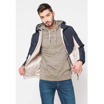 Jack & Jones - Geaca cu gluga si model colorblock