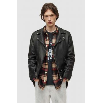 AllSaints - Geaca de piele Milo Biker