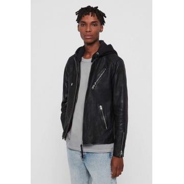 AllSaints - Geaca de piele Harwood Jacket