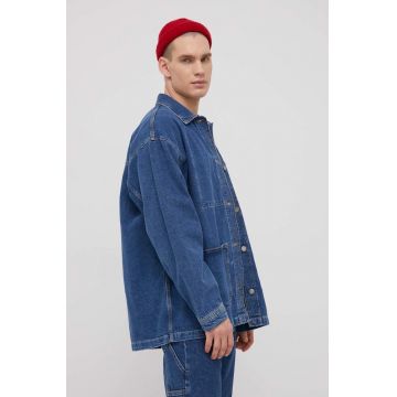 Dr. Denim geaca jeans barbati, de tranzitie, oversize