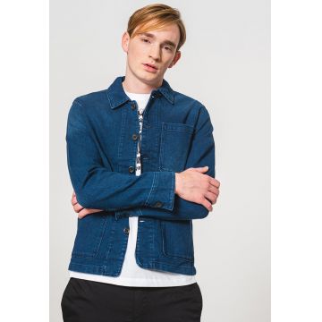 Jack & Jones - Jacheta de denim cu buzunare Lucas