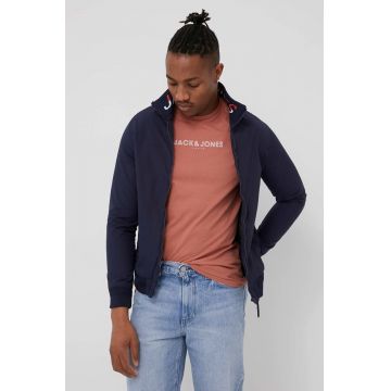 Jack & Jones geaca barbati, culoarea albastru marin, de tranzitie Jack & Jones geaca barbati, culoarea albastru marin, de tranzitie