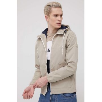 Jack & Jones geaca barbati, culoarea bej, de tranzitie Jack & Jones geaca barbati, culoarea bej, de tranzitie