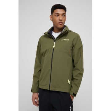 adidas TERREX jacheta de exterior culoarea verde