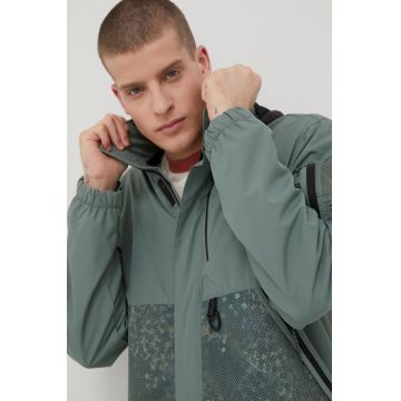 Billabong geaca barbati, culoarea verde, de tranzitie Billabong geaca barbati, culoarea verde, de tranzitie